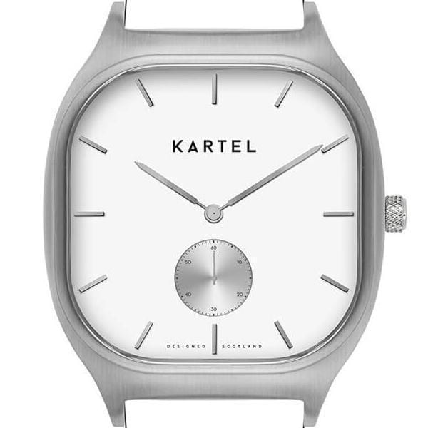 SINCLAIR CASE - SILVER/WHITE Watch Case - Kartel Scotland