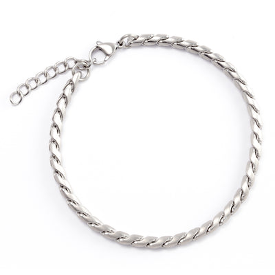 Kartel Silver Chain Link Bracelet - Kartel