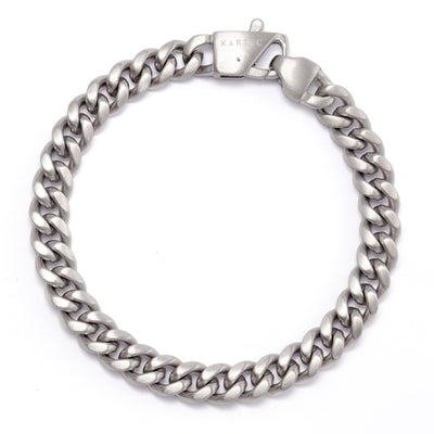 Kartel Classic Silver Curb Chain Bracelet - Kartel