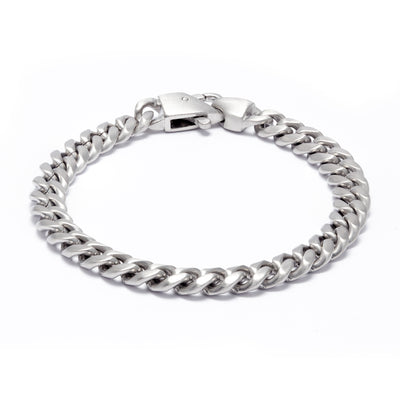 Kartel Classic Silver Curb Chain Bracelet - Kartel