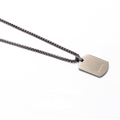 Kartel Stainless Steel Dog Tag Necklace - Kartel