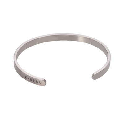 Brushed Stainless Steel Cuff - 4 Sizes - Kartel