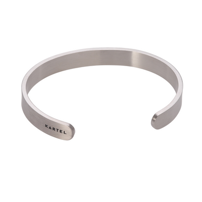 Brushed Stainless Steel Cuff - 4 Sizes - Kartel