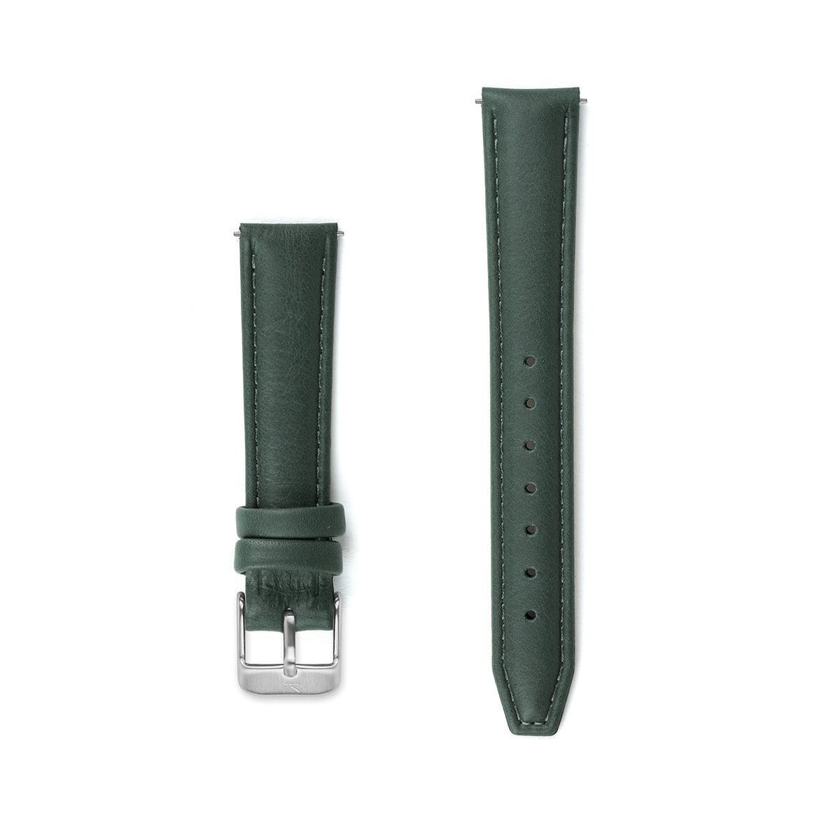 Green Leather Watch Strap - 16mm Width Watch Strap - Kartel Scotland