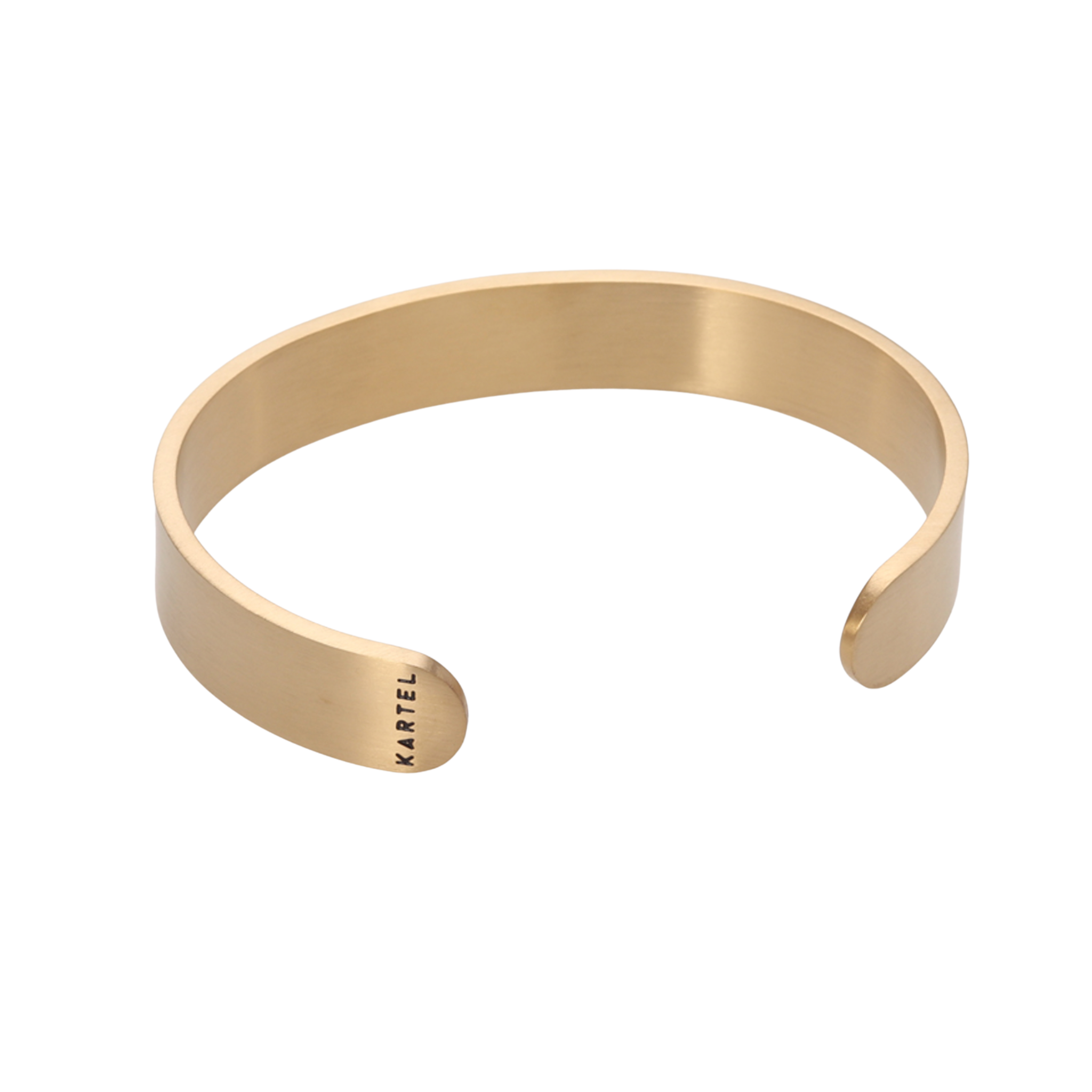Brushed Gold Steel Cuff - 4 Sizes