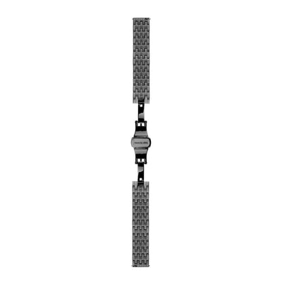 Black Metal Watch Strap - 20mm Width Watch Strap - Kartel Scotland