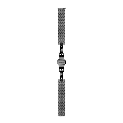 Black Metal Watch Strap - 20mm Width Watch Strap - Kartel Scotland