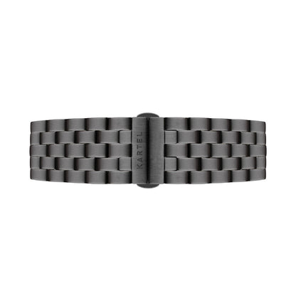 Black Metal Watch Strap - 20mm Width Watch Strap - Kartel Scotland