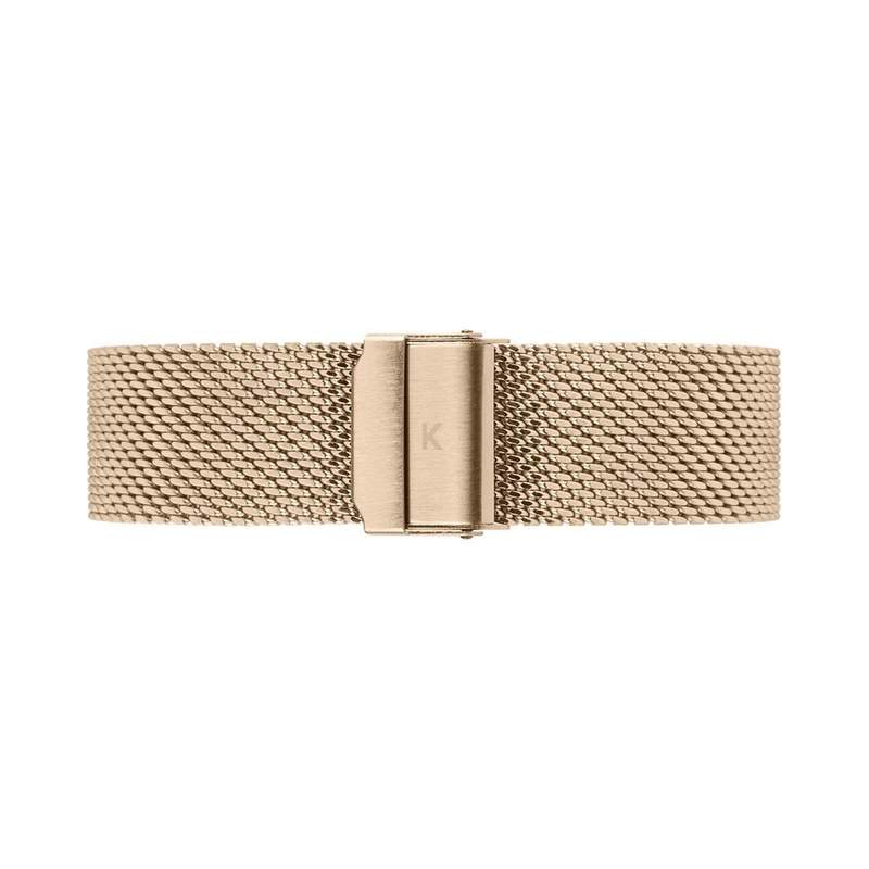 16mm Mesh Strap - Rose Gold
