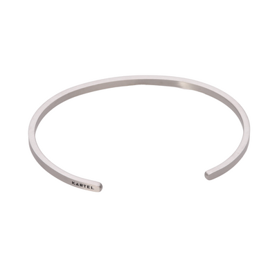 Brushed Stainless Steel Cuff - 4 Sizes - Kartel