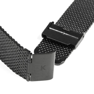 Black Chain Mesh Watch Strap - 20mm Width Watch Strap - Kartel Scotland