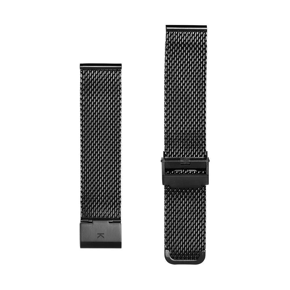 Black Chain Mesh Watch Strap - 20mm Width Watch Strap - Kartel Scotland