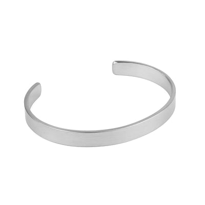 Brushed Stainless Steel Cuff - 4 Sizes - Kartel