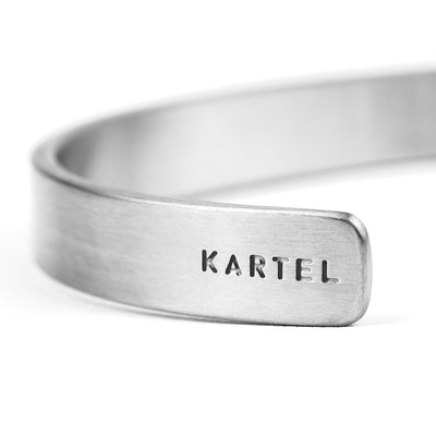 Brushed Stainless Steel Cuff - 4 Sizes - Kartel