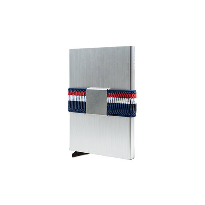 Silver Metal Credit Card Holder