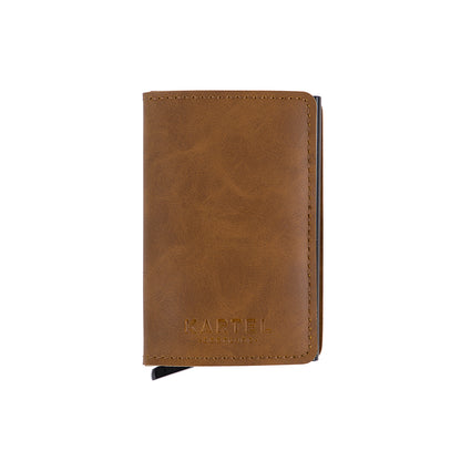Light Brown Wallet With Card Holder