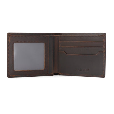 Bifold Wallet - Crazy Horse Leather - Kartel